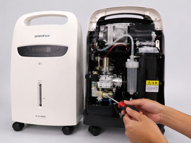 兰州鱼跃制氧机E1/E2/E3/E4故障代码维修